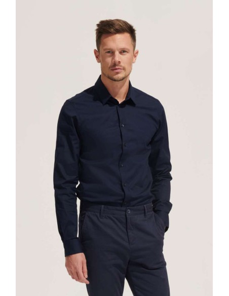 SOL-01426-Mens Long Sleeve Stretch Shirt Blake 2